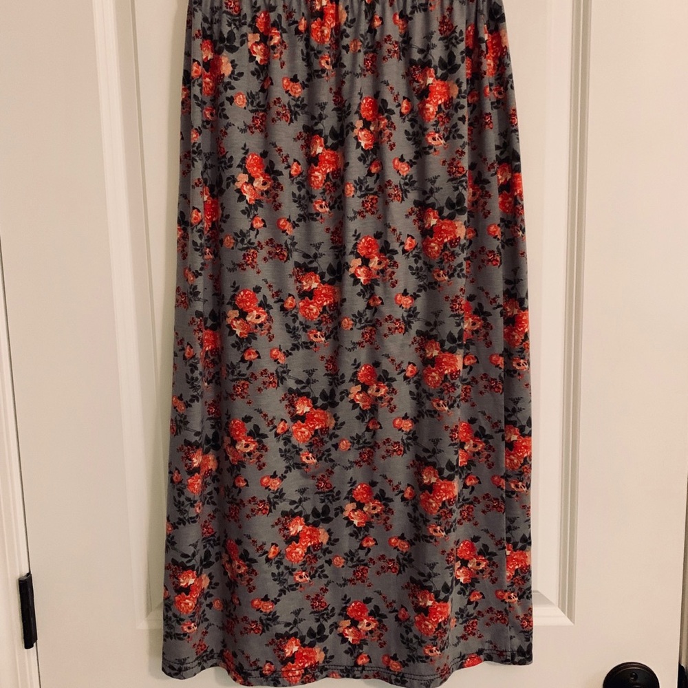 Custom made floral skirt